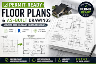 prepare city ready residential permit drawing sets