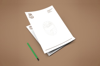 design professional and modern business cards, letterheads, and stationery items