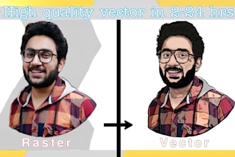 vector tracing, convert image to vector file or logo quickly