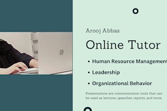 tutor principles of human resource, ob, and leadership
