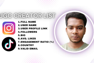 find high quality ugc creator list for promotion