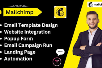 design editable mailchimp email template