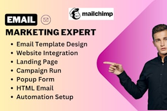 design editable mailchimp email template