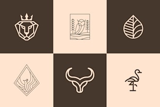 do minimal logo for small business, personal brands, entrepreneurs, influencers