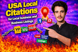 do high quality USA local citations for google top ranking