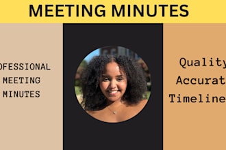 take formal or informal minutes of your recorded meeting