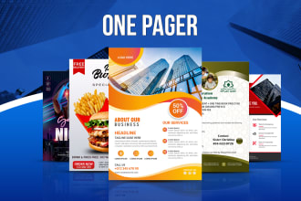 design one pager medical flyer health flyer executive summary