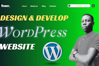 design a creative and unique wordpress website