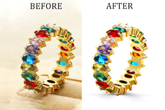 do jewelry photo editing color correction and jewelry retouching