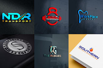 design minimalist text logo creation