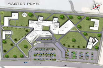 draw professionally map illustration site plan and landscape design