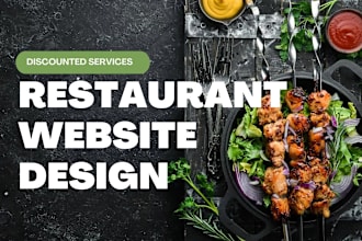 create a restaurant website in discounted budget