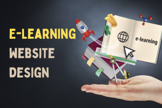design elearning website tutor lms online course with elementor