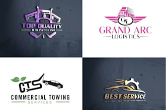 design a professional transport, trucking and logistics logo