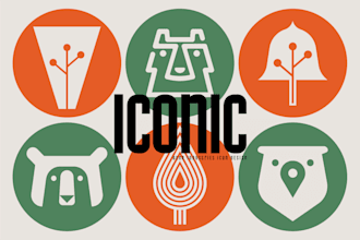 build a contemporary icon for your art and commercial projects