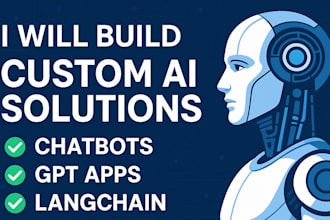 build custom ai solutions, chatbots, gpt apps with langchain