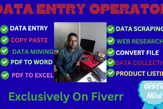 convert PDF to word, PDF to excel, or powerpoint, typing job