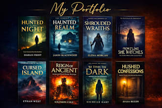 design fantasy, romance or non fiction KDP book cover
