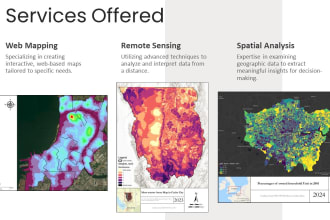 make gis maps using arcgis or qgis