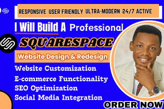 build squarespace website design squarespace website development redesign square