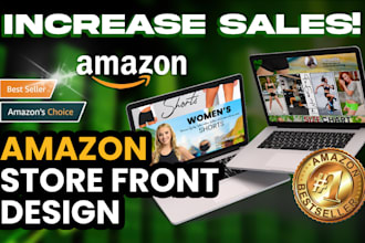design  amazon storefront with professional design expertise