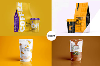 do pouch bag 3d realistic mockup
