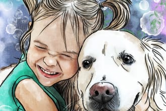 create realistic water color style just for you