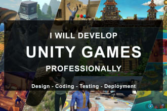 develop game for android, ios, and webgl on unity