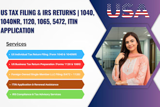 handle US individual and business tax filing