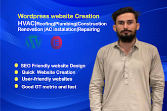 create a basic wordpress website with basic on page SEO