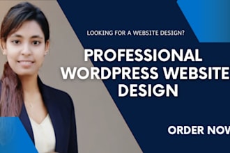 design professional dental,lawyer and commercial wordpress website for you