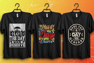 produce cool expressive custom graphic typography tee