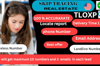 skip trace real estate property contact information