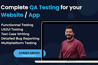 do QA testing for your website, android or ios app