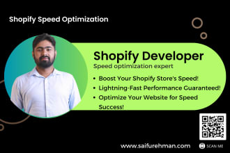 boost your shopify store speed, expert optimization services