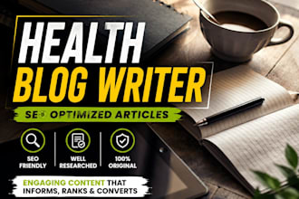 write health, nutrition and wellness blog posts