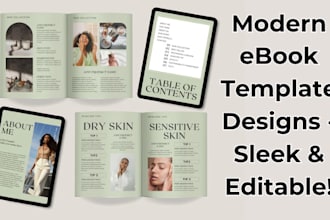 create customizable course workbook templates, checklists, and ebook designs