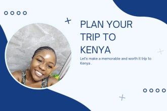 help plan your trip through kenya
