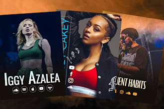design epk artist wordpress business website