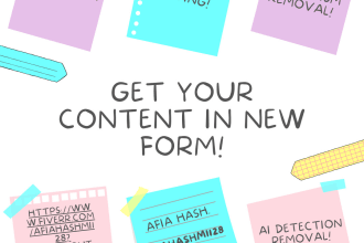 write, rewrite, or rephrase high quality content for you