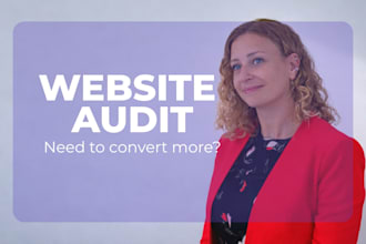 audit your website to improve conversions and performance