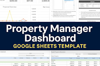 create google sheets property management template