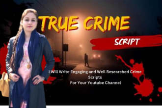 do crime and police bodycam you tube video scriptwriting