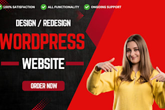design, redesign, edit, update, copy, clone or revamp your wordpress website