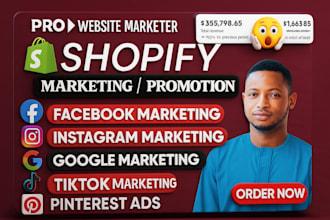 boost shopify store sales, ecommerce dropshipping marketing or website promotion