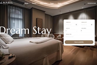 design vacation rental hotel booking airbnb property management lodgify website