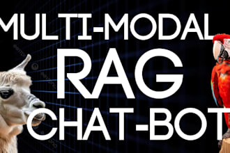 make a ai multimodal rag chatbot with streamlit deployment
