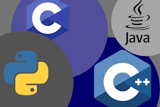help in c python java javascript programming task