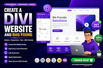 create divi website and fix slow speed