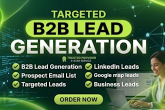 provide b2b lead generation service, niche targeted email list, bulk email list